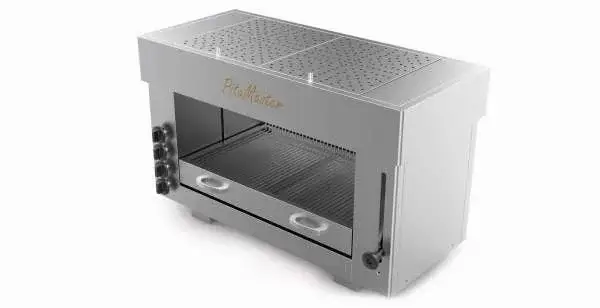 Meest Verkocht Unni-cooking | Salamander / Pita Master 4 Branders | Gas | 960x430x(h)600