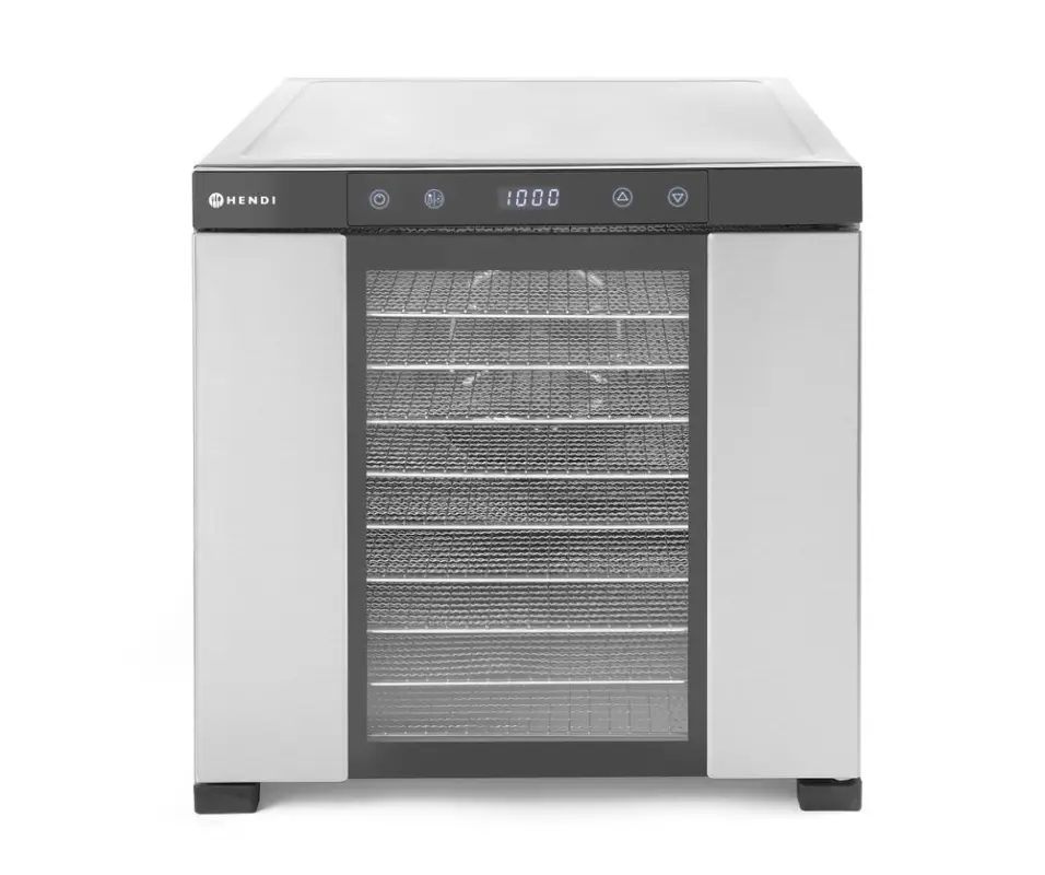Veilige Betaling Voedseldroger Profi Line 10 Trays, Hendi, Profi Line, 10 Trays, 230v/1000w, 430x550x(h)416mm