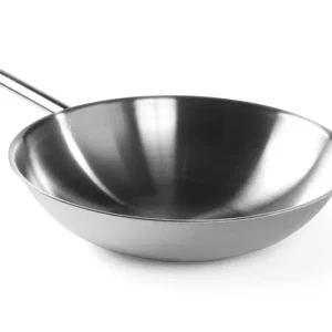 Wok 3-ply – Zonder Deksel, Hendi, ⌀360x(h)90mm Bestel Nu