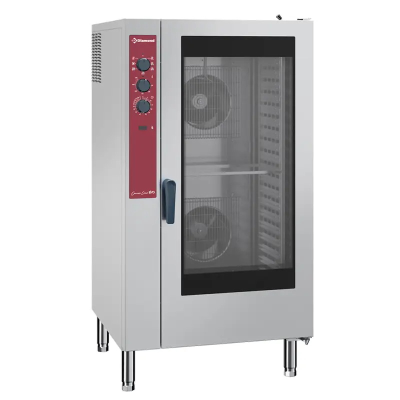 Speciale Aanbieding Diamond Heteluchtoven | 20 Niveaus (2/1 GN) | Elektrisch | 400v | Automatische Bevochtiging | 890x1215x1700mm