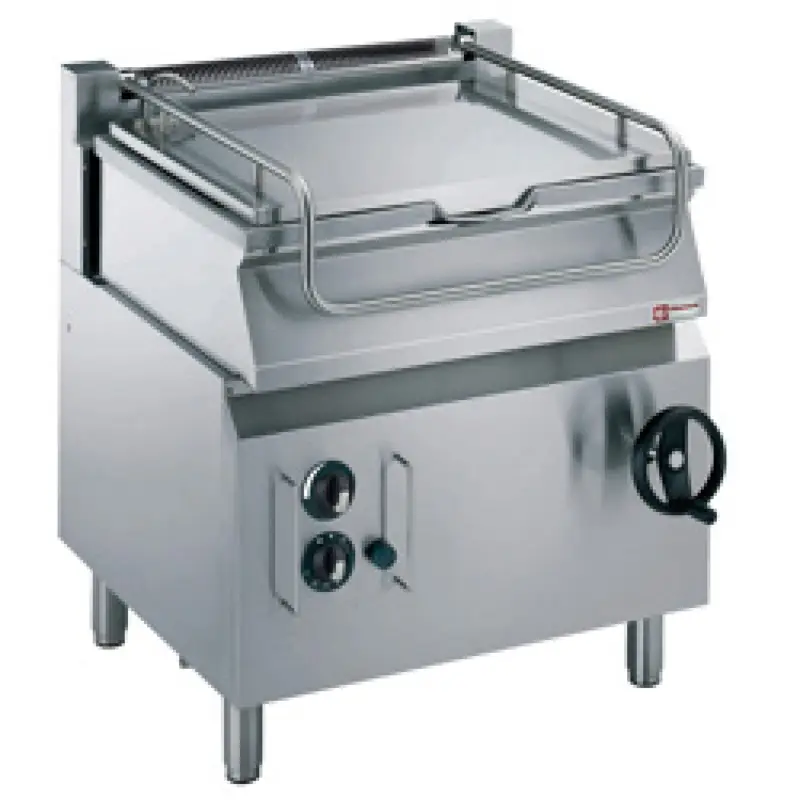 Laatste Versie Kantelbare Braadpan Op Gas, Kuip 60 Liter, Op Kast