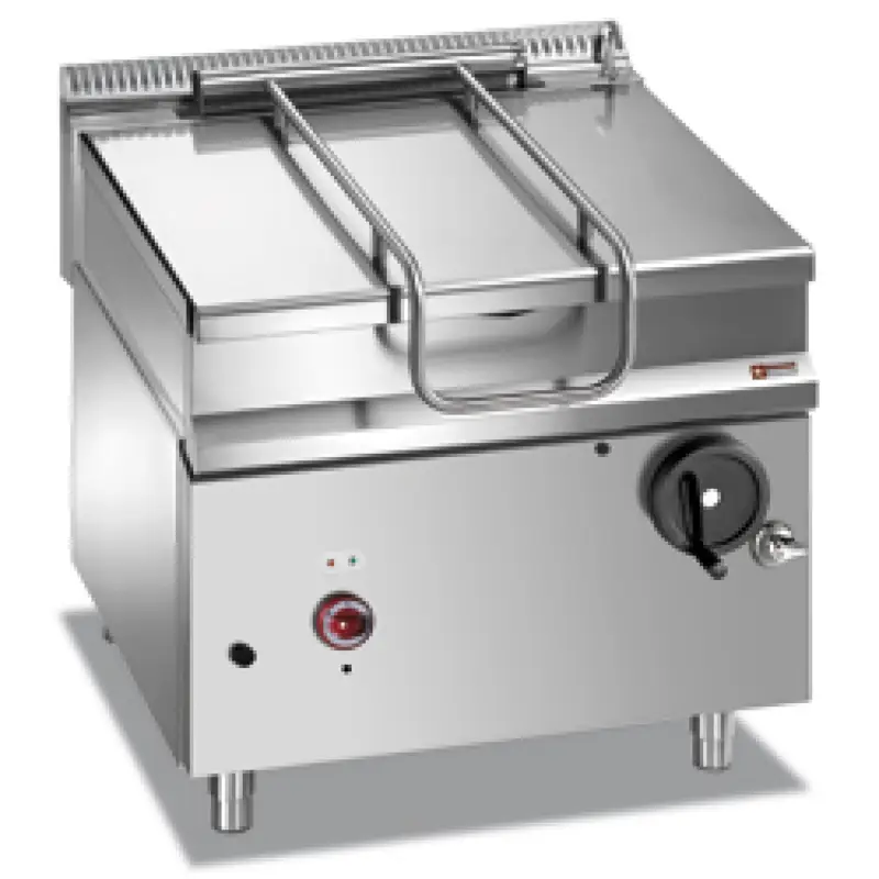 Speciale Aanbieding Kantelbare Gasbraadpan, R.v.s. Kuip 75 Liter Op Meubel