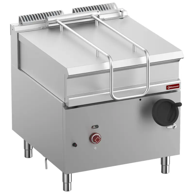Kantelbare Gasbraadpan, R.v.s. Kuip 80 Liter Op Meubel Koopje