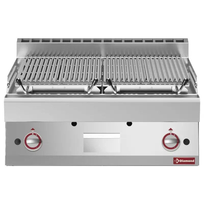 Alleen Vandaag Diamond Lavasteengrill 1/1 Module | Bakrooster In Gietijzer | 800x700x280mm