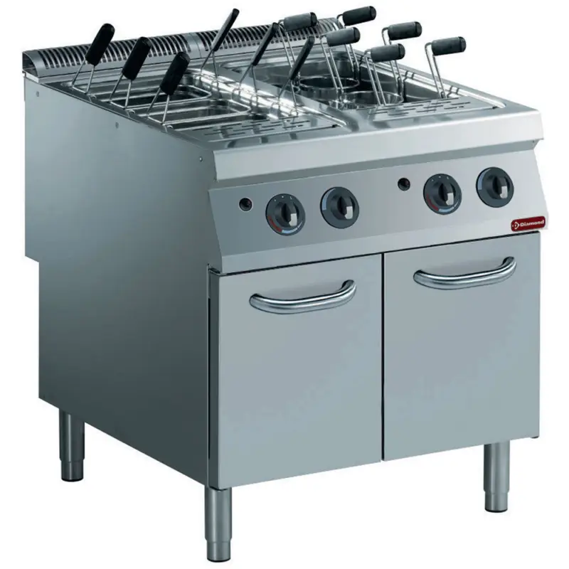 Diamond Pastakoker | Gas | Op Meubel | 1/1 GN | 28kW | 800x900x850/920mm Op = Op