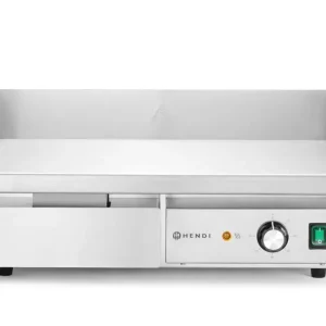 Beste Prijs Hendi Bakplaat Glad | Budget Line | RVS | 3000W | 220–240V | 550x430x240mm