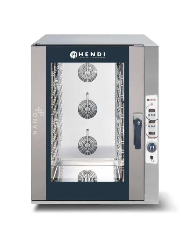 Hendi Horeca Combisteamer | Nano Digital | 12x Niveaus GN 1/1 | 400v | 935x881x1200mm Voordeelprijs