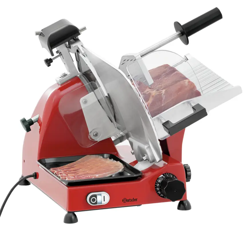 Bartscher Vleessnijmachine | Mes Ø300mm | Capaciteit 230x175mm | Snijdikte 1-15mm | 230V | 460x350x450mm Superprijs