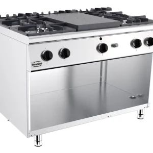 Base 700 Kookplaatfornuis Gas 4 Br. Lage Kosten