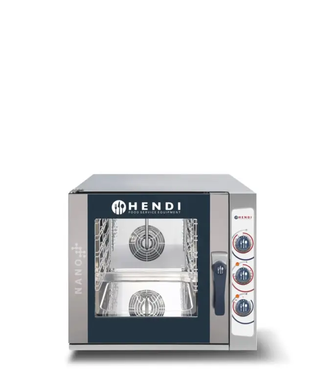 Korting Convectie Stoomoven Nano 5x Gn2/3, Hendi, 400v/5400w, 699x774x(h)620mm