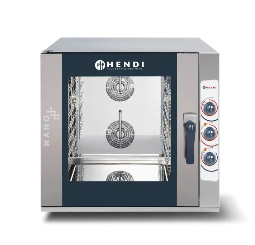 Convectie Stoomoven Nano 7x Gn1/1, Hendi, 400v/13800w, 935x881x(h)870mm Betrouwbaar