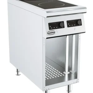 Combisteel Inductiefornuis | 2 Kookpunten | 400v | Open Onderkast | 400x900x900mm Gratis Retour
