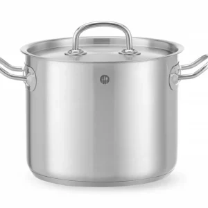 Kookpan Hoog – Met Deksel, Hendi, Kitchen Line, 5L, ⌀200x(h)160mm Voordeelprijs