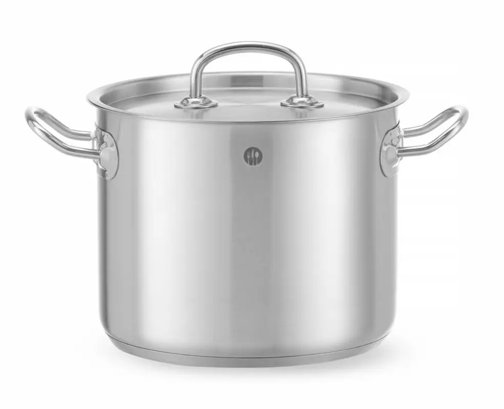 Kookpan Hoog – Met Deksel, Hendi, Kitchen Line, 5L, ⌀200x(h)160mm Voordeelprijs