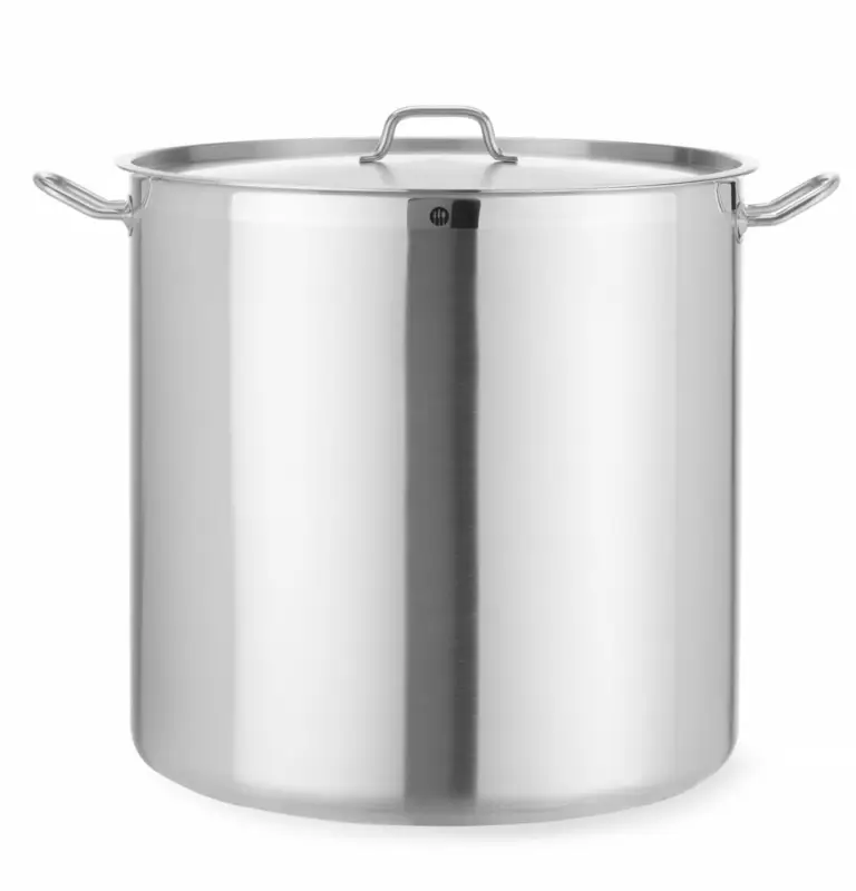 Tijdelijk Beschikbaar Kookpan Hoog – Met Deksel, Hendi, Profi Line, 95L, ⌀500x(h)500mm