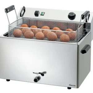Favoriet Bartscher Bakkerijfriteuse | Serie BF | Elektrisch | 16L | 50°C/190°C | 400V | Aftapkraan | 560x470x400mm