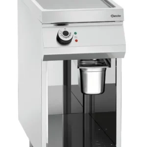 Laatste Versie Bartscher Bakplaat 900 | Glad braadoppervlak | Elektro | 7,5 kW | 400x900x900mm