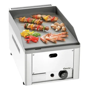 Bartscher Bakplaat GDP 320G-G | Gas | Glad Bakoppervlak | 4kW | 325x580x310mm Express Levering