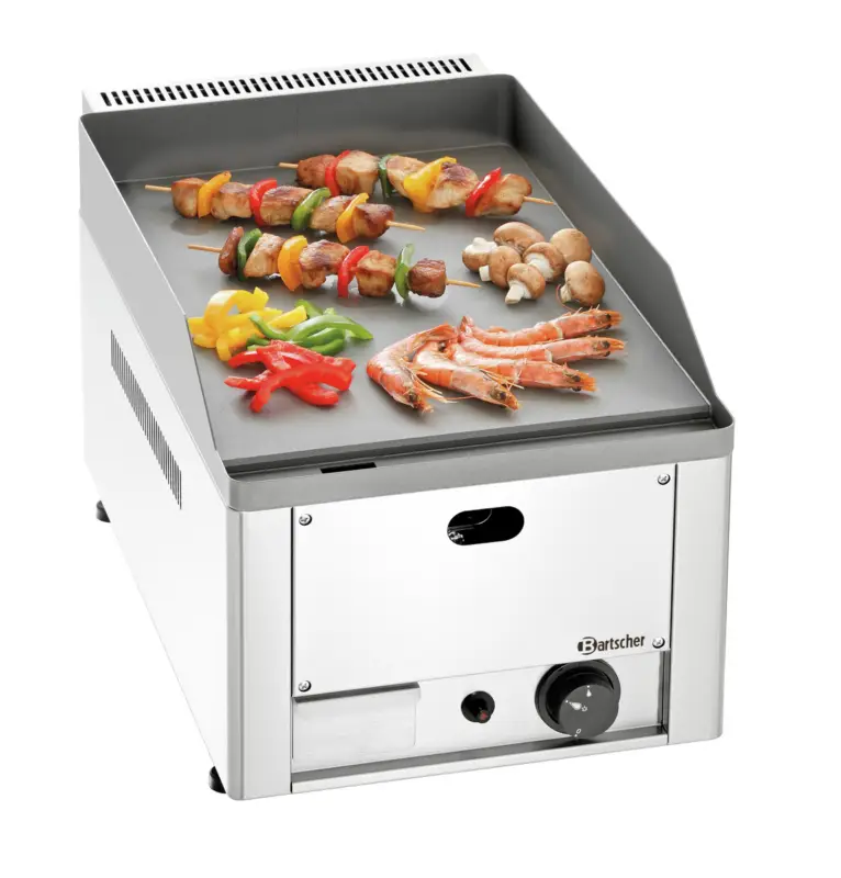 Bartscher Bakplaat GDP 320G-G | Gas | Glad Bakoppervlak | 4kW | 325x580x310mm Express Levering