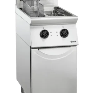 Bartscher Friteuse | SERIE 700 | Elektrisch | 8+8L | 140°C/190°C | 14kW | Aftapkranen | 400x700x850mm Fabrieksprijs