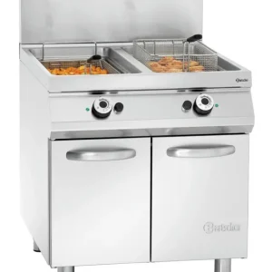 Superprijs Bartscher Friteuse | SERIE 900 | Gas | 20+20L | 90°C/190°C | Aftapkranen | 800x900x900mm