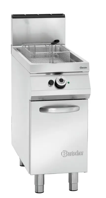 Dagaanbieding Bartscher Friteuse | SERIE 900 | Gas | 20L | 90°C-190°C | 230V | Aftapkraan | 400x900x900mm