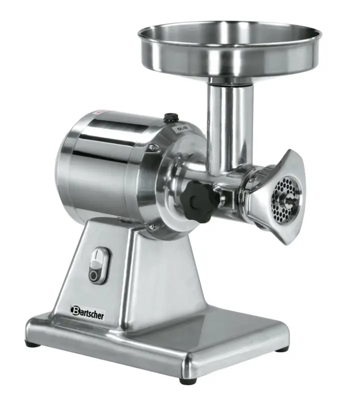 Gecertificeerd Bartscher Gehaktmolen 12SQ0 | Aluminium | 230V | Capaciteit 160 kg/u | 290x460x500mm