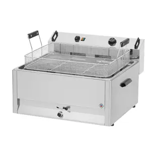 Must-Have Combisteel Deeg-/visfriteuse | Elektrisch | 30L | 400v | Aftapkraan | 670x650x370mm