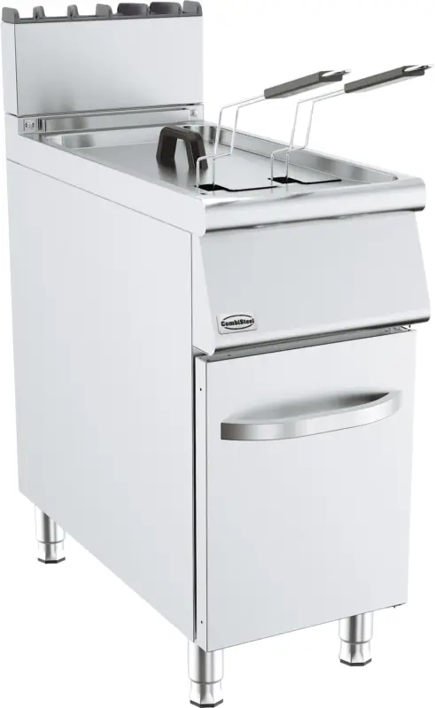 Combisteel Friteuse | BASE 900 | Gas | 19L | 110°C/190°C | 18kW | Piëzo Ontsteking | Aftapkraan | 400x900x900mm Populair