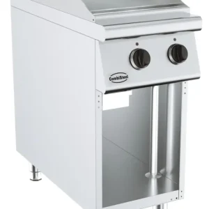 Goedkoop Combisteel Bakplaat | Glad Verchroomd Oppervlak 392x670mm | 400v Met Open Onderkast