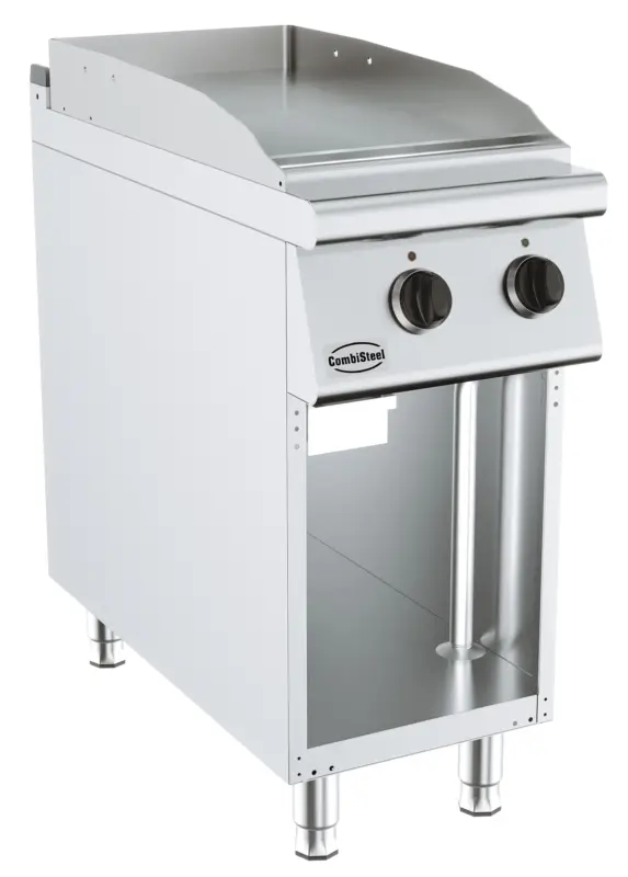 Goedkoop Combisteel Bakplaat | Glad Verchroomd Oppervlak 392x670mm | 400v Met Open Onderkast