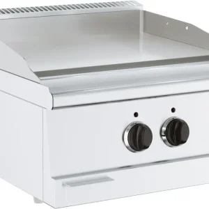 Combisteel Base 600 Bakplaat | Dubbel | Elektrisch | Glad | 6kW | 400V | 600x600x300mm Korting