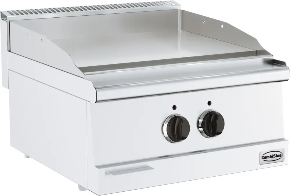 Combisteel Base 600 Bakplaat | Dubbel | Elektrisch | Glad | 6kW | 400V | 600x600x300mm Korting
