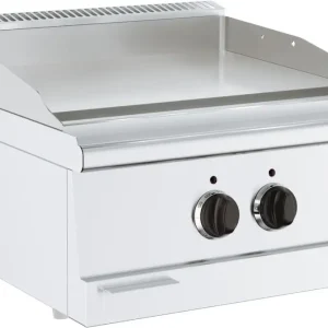 Combisteel Base 600 Bakplaat Dubbel | Verchroomd | Glad | 6kW | 400V | 600x600x300mm Finale Uitverkoop