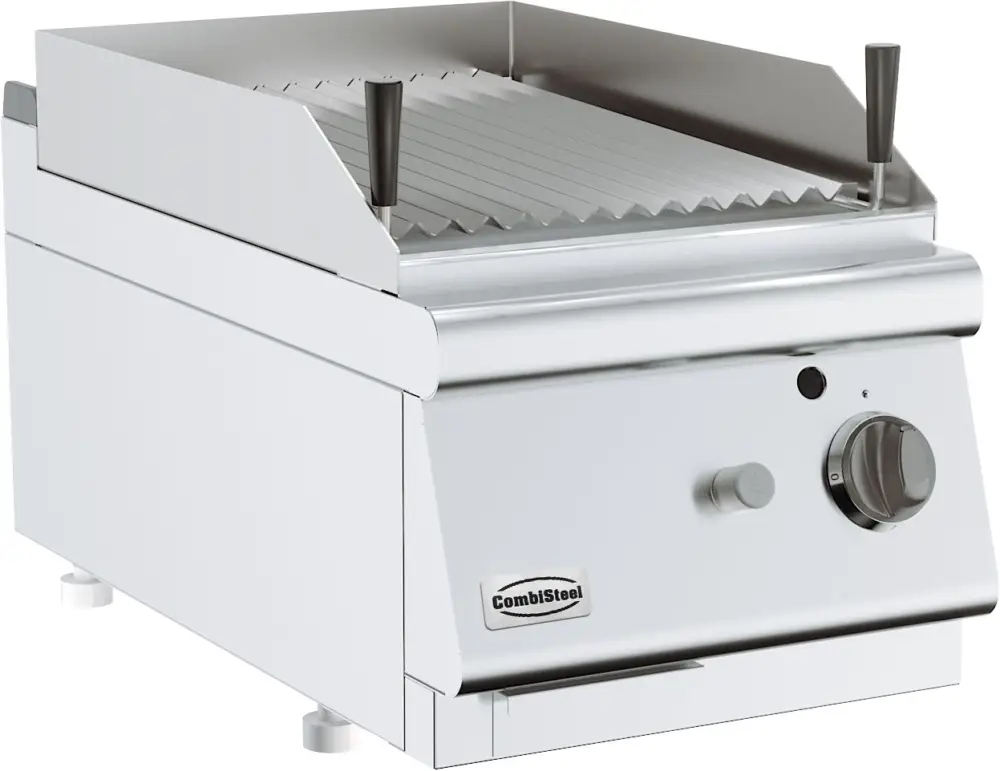 Combisteel Base 700 Lavasteen Grill | Gas | 400x700x300mm Premium