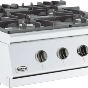 Gratis Retour Diamond Base 700 Gas Kooktoestel | 4 Branders | 4x 6.5kw | 800x700x300mm