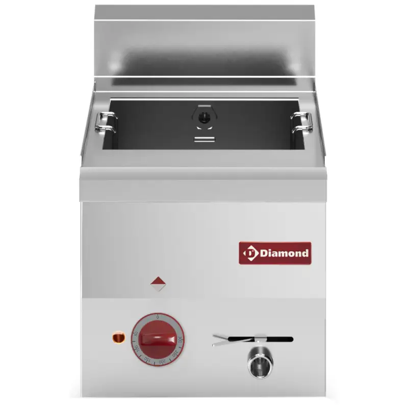 Diamond Pastakoker | PRO 600 | Elektrisch | 14L | Aftapkraan | 3kW | 230V | 300x600x280/400mm Gratis Retour