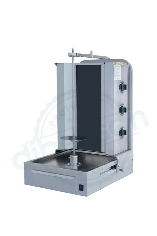 Dibeksan | Dmae 203 Elektrische Doner 3 Brander Onder Motor Kebab Shoarma Grill Gratis Retour
