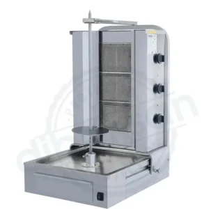 Dibeksan Donergrilll | Gas | 3 Branders | Max. 40 kg | 565x664x912mm Direct Verzonden