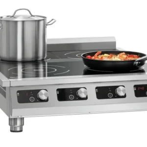 Speciale Aanbieding Bartscher Inductiekookplaat 4P 35-1 TCK | 2x 3500W | 400V | 792x900x234mm