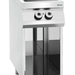 Bartscher Keramisch Fornuis 900 Master | 2 Kookzones | 8 kW | Open Onderbouw | 400x900x900mm Koop Vandaag