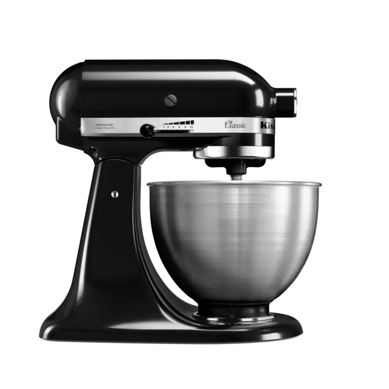 Bartscher KitchenAid 5K45SSEOB Planeetmenger | Zwart | 4.28L | Kantelbare Kop + Afneembare Kom | 230V | 358x221x353mm Snelle Levering