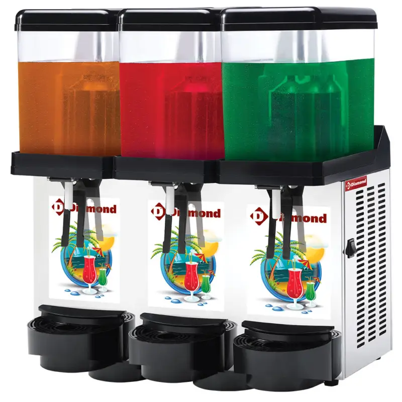 Koopje Gekoelde Drank-verdeler, 3x 12 Lt.
