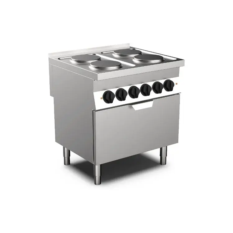 Mareno M0-700 line Kooktoestel 4 ronde kookplaten en elektrische oven, 80cm Betaalbaar