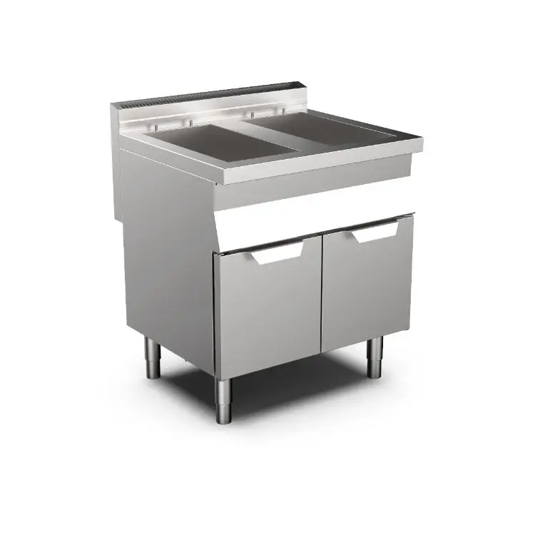 Exclusieve Aanbieding Mareno M0-700 line gasfriteuse 2x 15 liter, 80cm