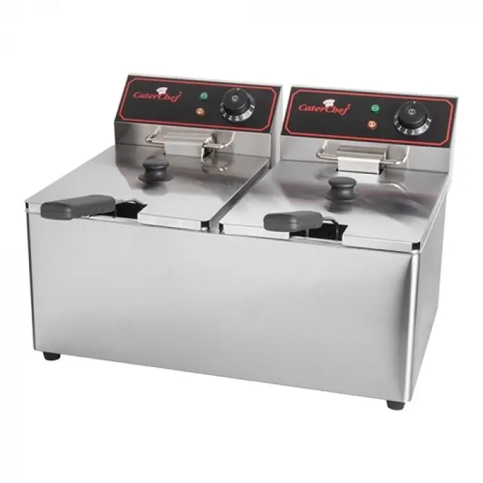 Populair 688208 - Friteuse 2 x 8 liter CATERCHEF