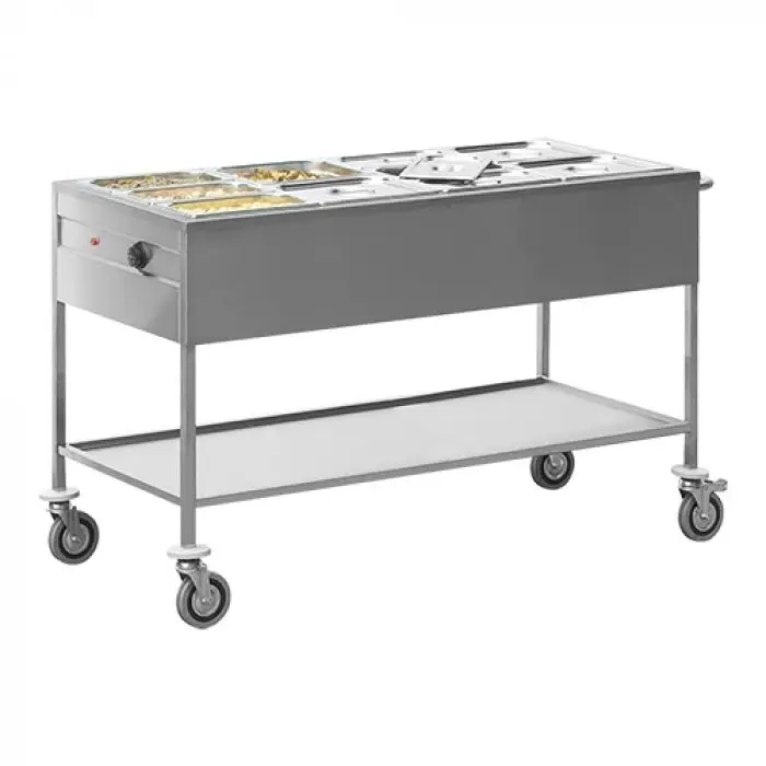 Bain marie wagenAfm : (B x D x H): 67,3 x 149 x 87,5 cm Merkproduct