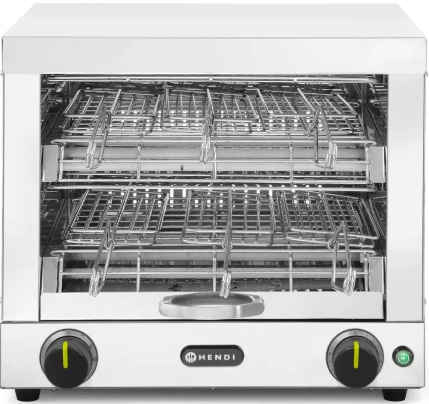 Rechtstreeks Van De Fabrikant 262214 - Tosti-apparaat met 6 tostiklemmen HENDI