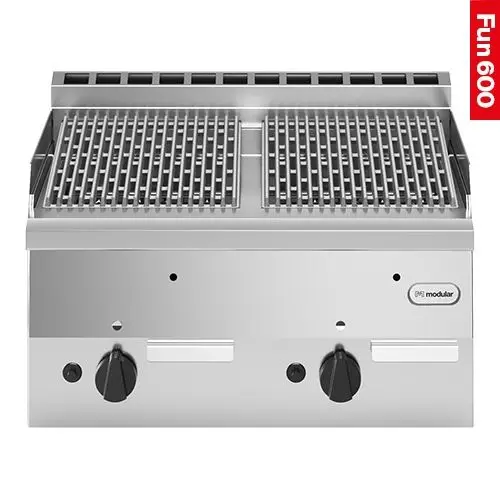 Lage Kosten lavasteen grill |2-zones|