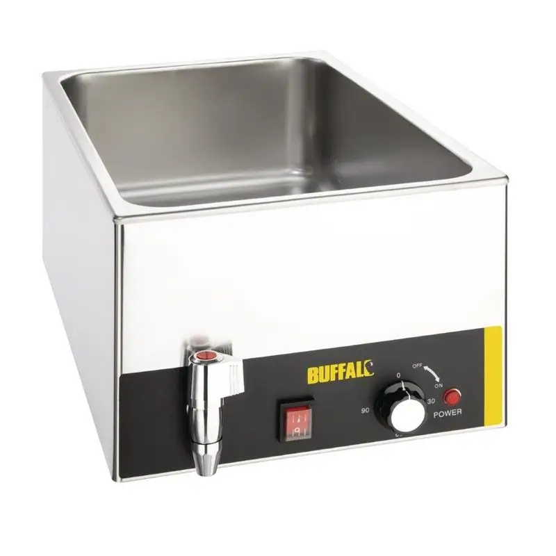 Buffalo GN bain marie met aftapkraan zonder bakken Meest Verkocht
